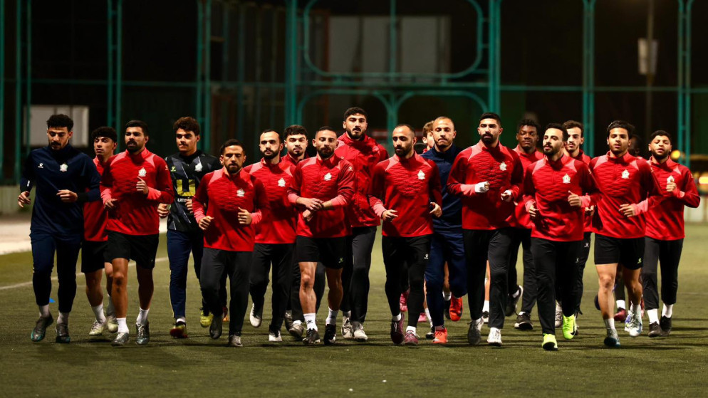 لاعبو نادي الوحدات. (المملكة)