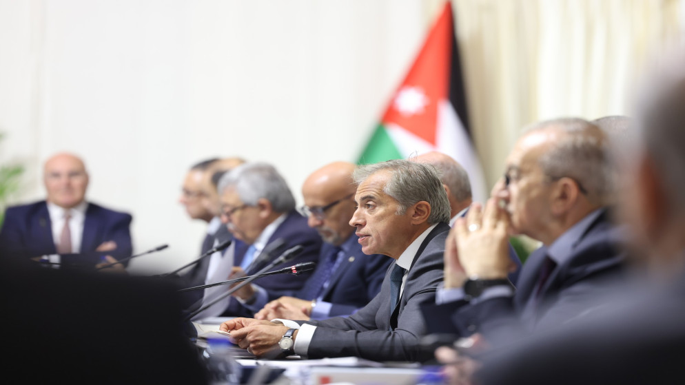 جانب من اجتماع مجلس الوزراء في العاصمة عمّان الأربعاء 29 تشرين الأول 2025