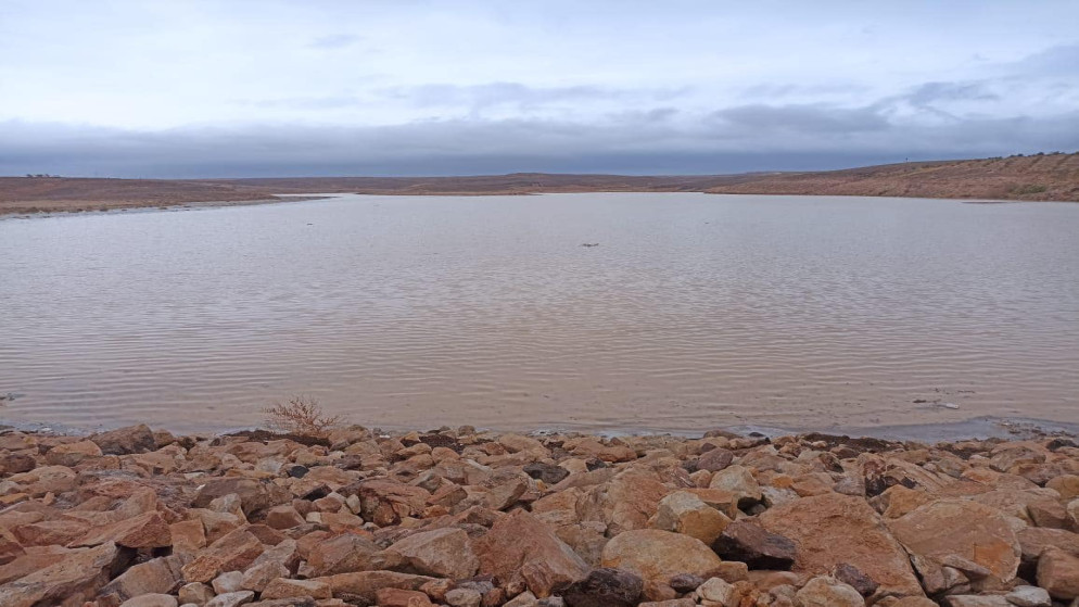 سد الوحيدي في محافظة معان. (وزارة المياه والري)