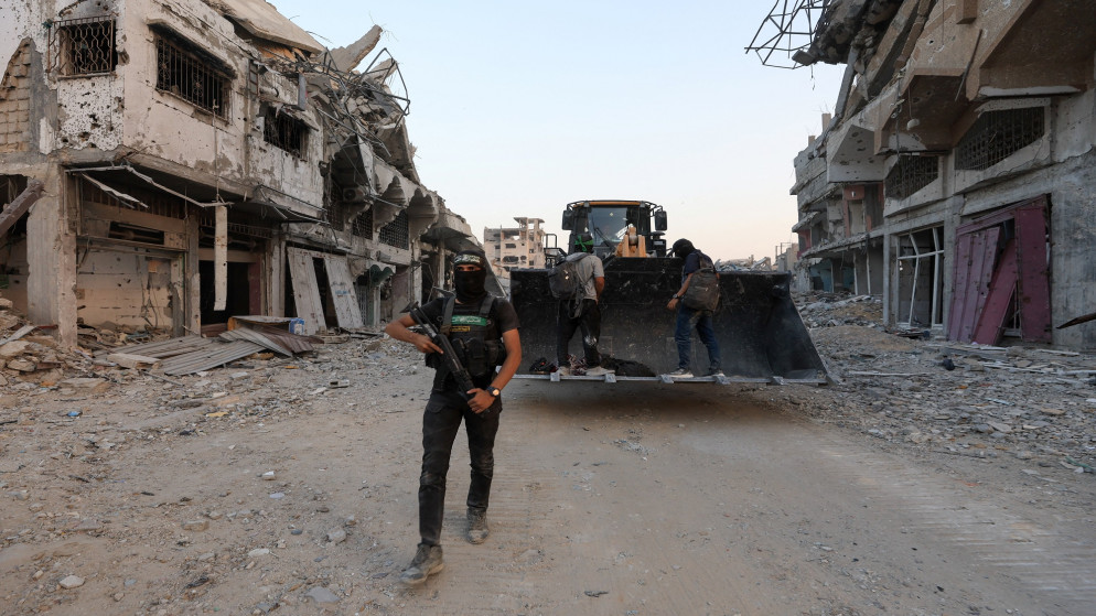 مسلح من حماس. (رويترز)