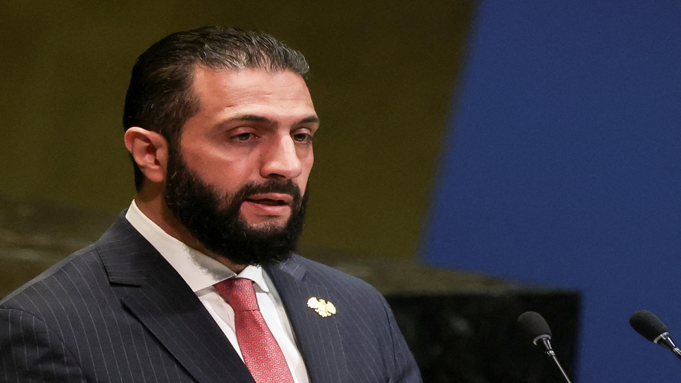 الرئيس السوري أحمد الشرع. (رويترز)