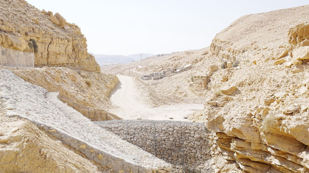 سد تجميعي في وادي موسى. (سلطة إقليم البترا)