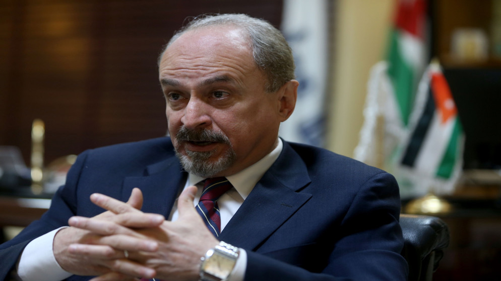 الرئيس التنفيذي لبورصة عمّان مازن الوظائفي في مقابلة صحفية سابقة لقناة المملكة. (المملكة)