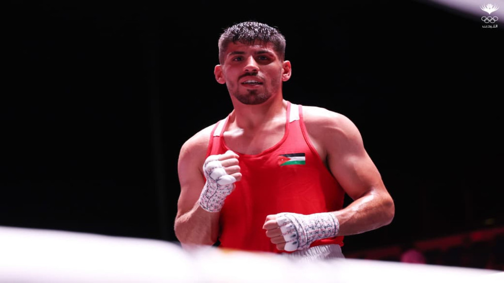 لاعب المنتخب الوطني للملاكمة، زياد عشيش