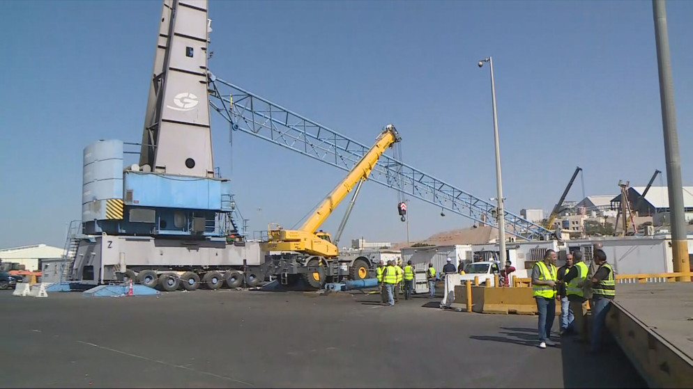 سقوط معدات صيانة على رأس عامل بشركة العقبة لإدارة وتشغيل الموانئ