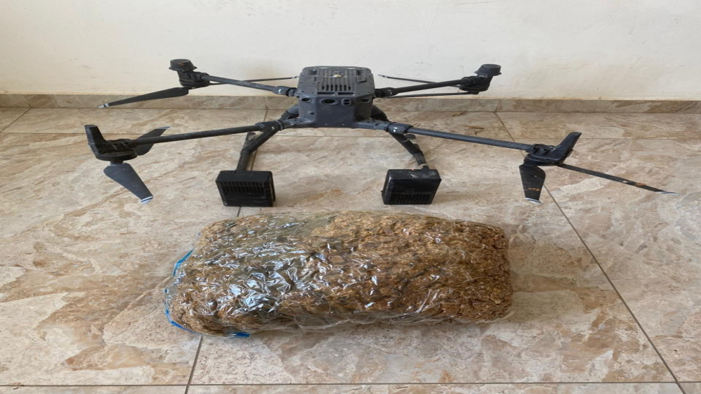 جانب من المضبوطات. (القوات المسلحة الأردنية)