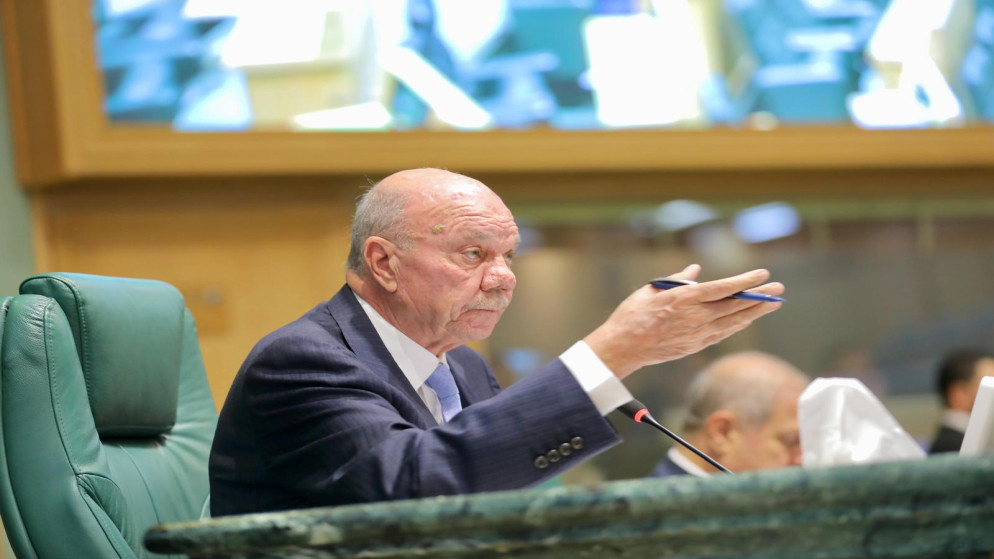 رئيس مجلس الأعيان فيصل الفايز.