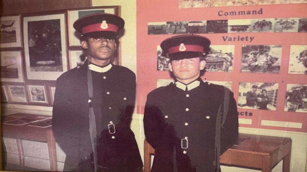 جلالة الملك عبدﷲ الثاني ورئيس جمهورية باربادوس المُنتخب جيفري بوستيك.