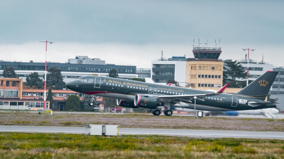 طائرة تابعة لشركة الخطوط الملكية الأردنية. (الملكية الأردنية)