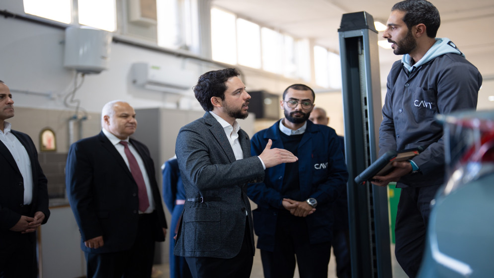 سمو الأمير الحسين بن عبدﷲ الثاني ولي العهد. (الديوان الملكي)