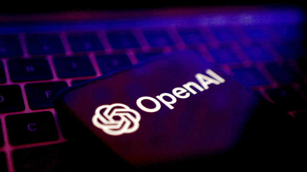 شعار OpenAI. (رويترز)