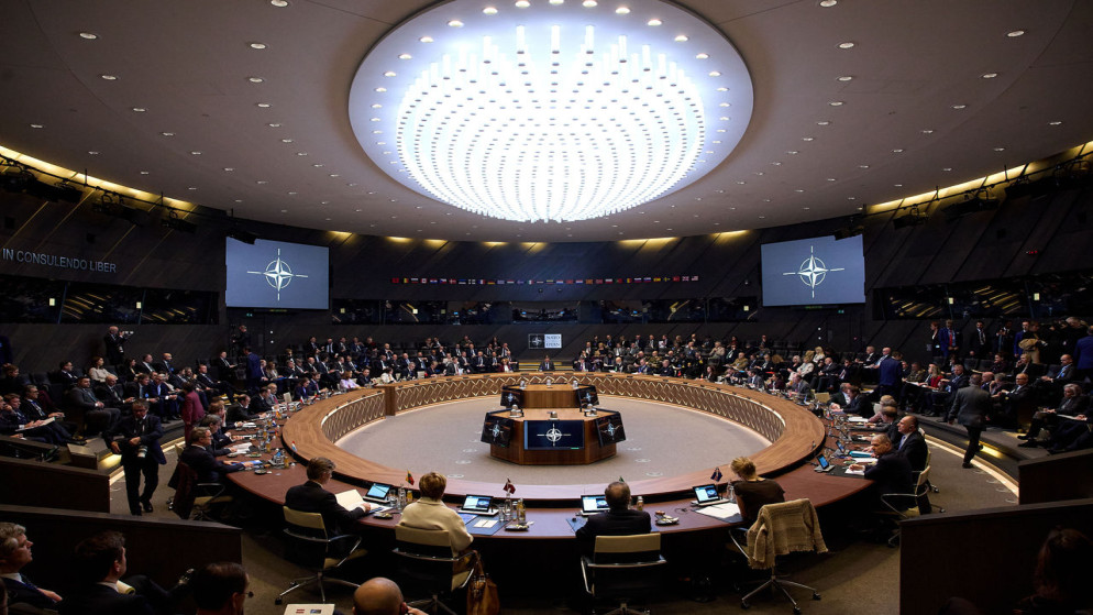 اجتماع وزراء خارجية حلف شمال الأطلسي في المقر الرئيسي ببروكسل. (حلف الناتو)