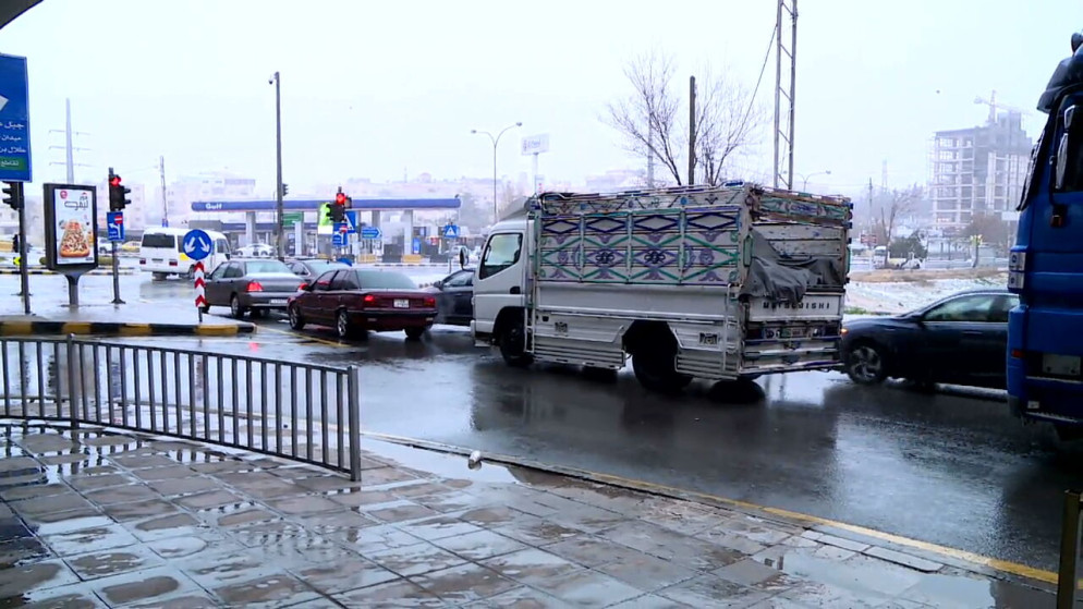 صورة أرشيفية لأمطار في العاصمة عمّان. (المملكة)