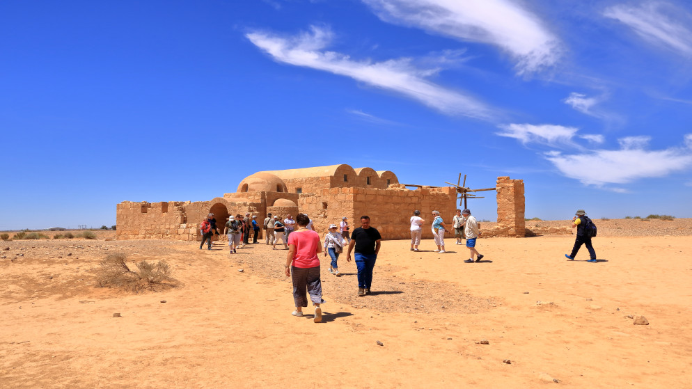 زوار لقصر عمرة. (istockphoto)