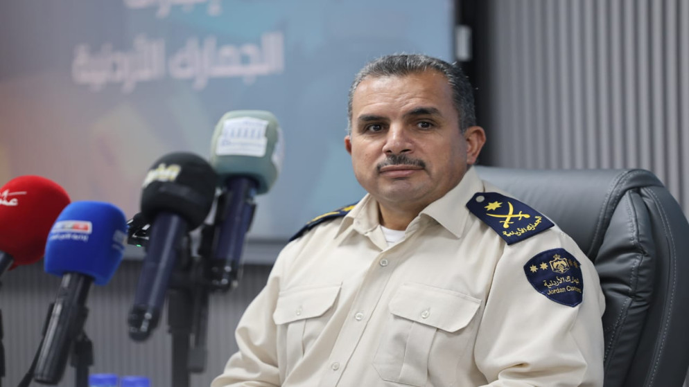 المدير العام لدائرة الجمارك، لواء جمارك أحمد العكاليك.