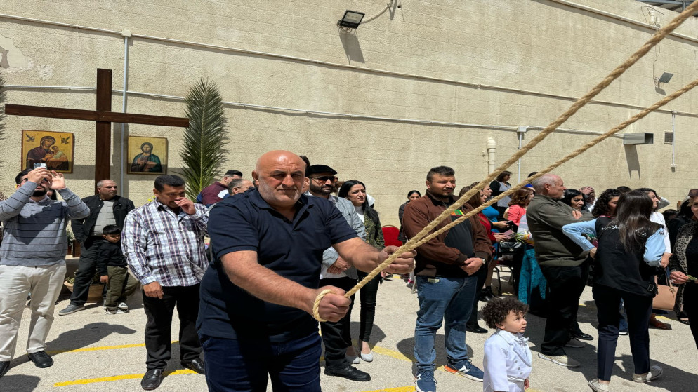 مسيحيو الأردن يحيون أحد الشعانين. (المملكة)
