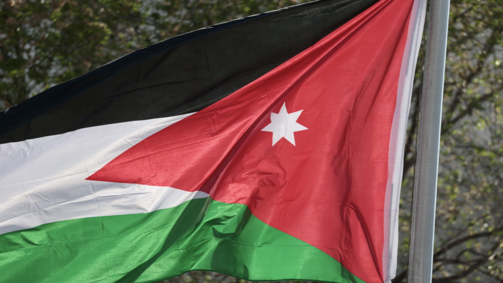 علم المملكة الأردنية الهاشمية. (المملكة)
