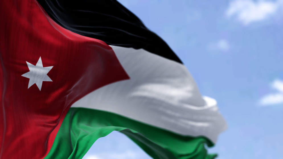 علم الأردن. (istockphoto)