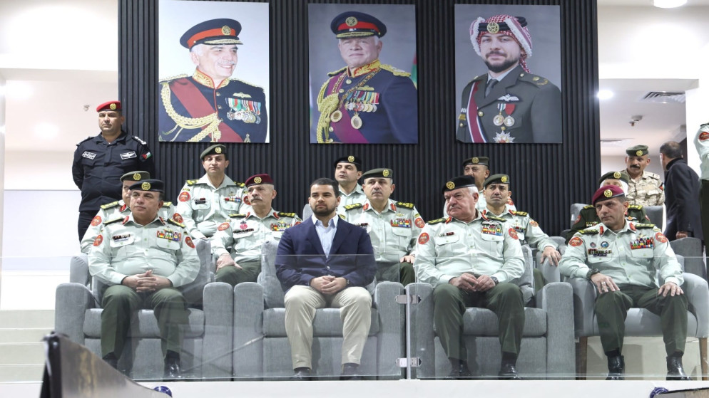 افتتاح صالة الشهيد راشد الزيود في مدينة الحسين للشباب.(القوات المسلحة الأردنية)