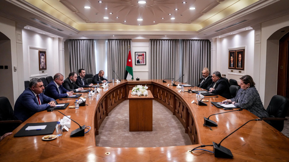 الأمين العام لوزارة الخارجية يلتقي وفدًا برلمانيًا جورجيًا. (وزارة الخارجية)