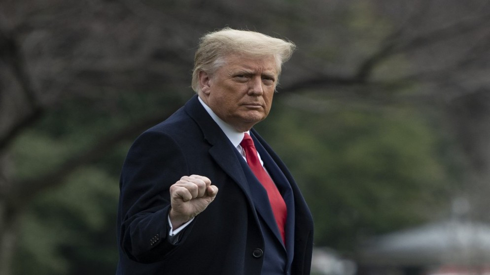 الرئيس الأميركي السابق دونالد ترامب 12 كانون الأول 2020. (أ ف ب)