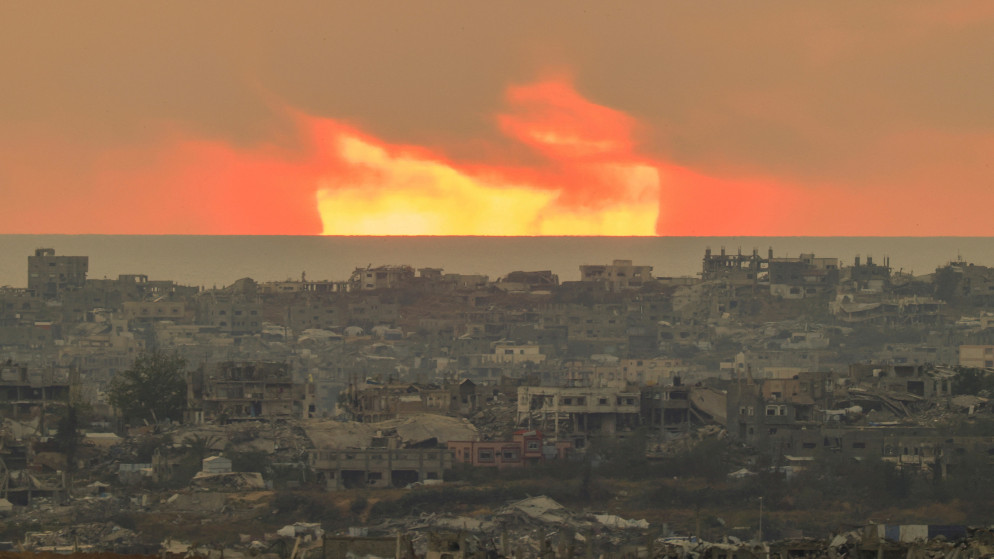 مبان مدمرة شمال قطاع غزة جراء العدوان الإسرائيلي على القطاع منذ 7 أكتوبر/تشرين الأول 2023. 29 أبريل/نيسان 2025. (رويترز)