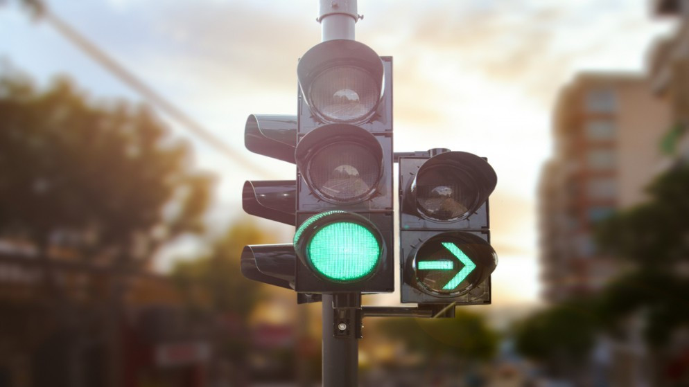 إشارة ضوئية. (shutterstock)
