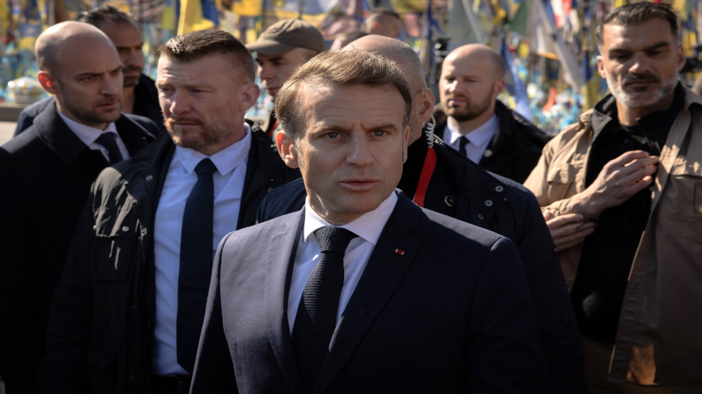 الرئيس الفرنسي إيمانويل ماكرون. 10 أيار 2025.
