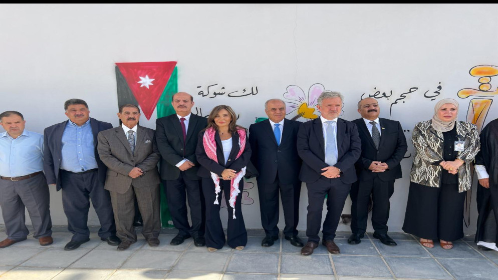 جانب من افتتاح مدارس جديدة في محافظتي إربد والمفرق بتمويل أوروبي. (بنك الإعمار الألماني)