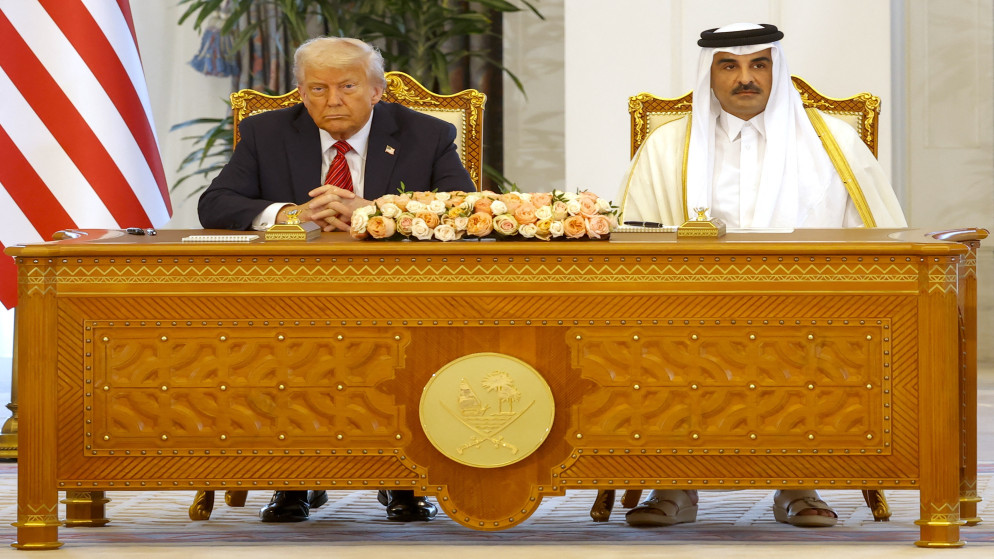 الرئيس الأميركي وأمير دولة قطر
