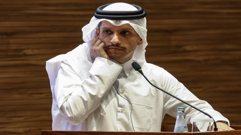 رئيس الوزراء وزير الخارجية القطري الشيخ محمد بن عبد الرحمن آل ثاني (أ ف ب)