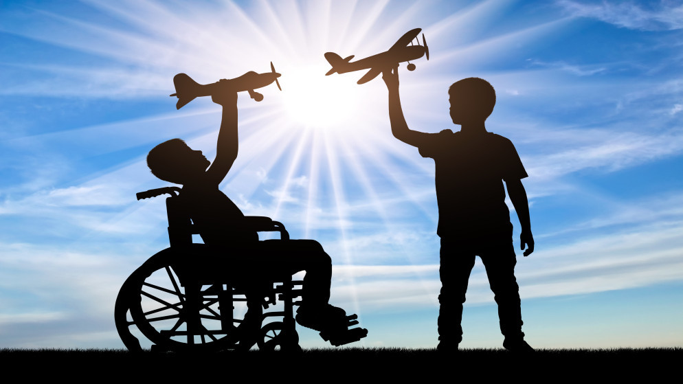 صورة تعبيرية لأطفال ذوو إعاقة. iStock