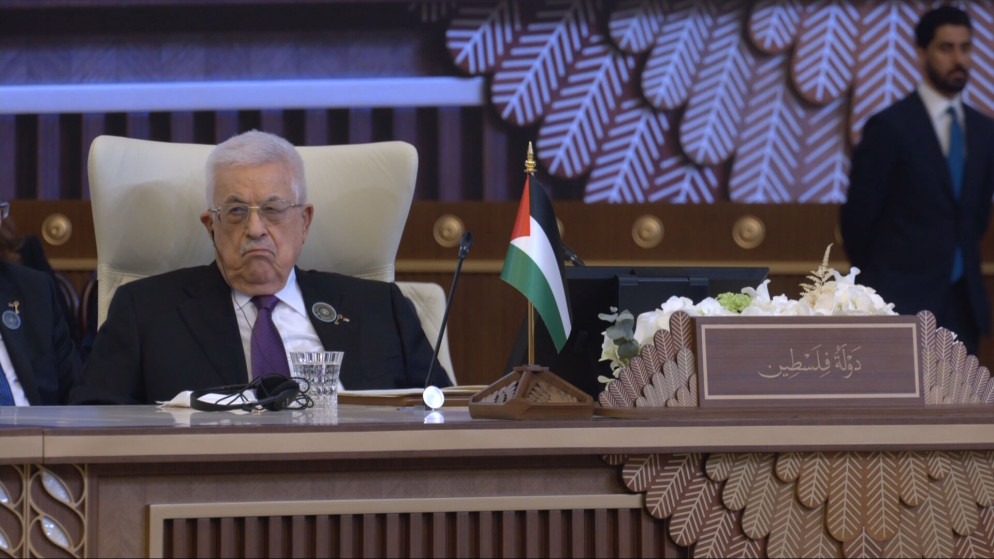 الرئيس الفلسطيني، محمود عباس.