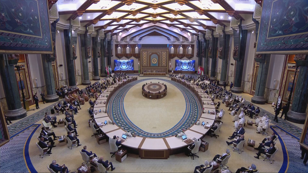 القمة العربية المنعقدة في بغداد.( المملكة)