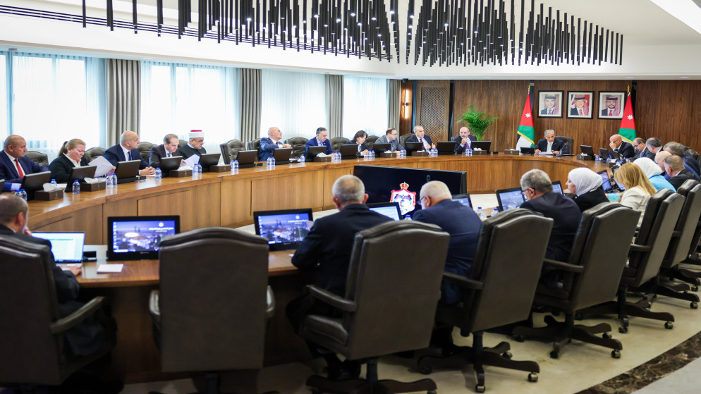 جلسة مجلس الوزراء برئاسة رئيس الوزراء جعفر حسان 18 أيار 2025. (رئاسة الوزراء)