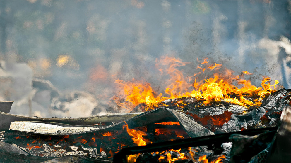صورة تعبيرية لآثار انفجار. (istock)