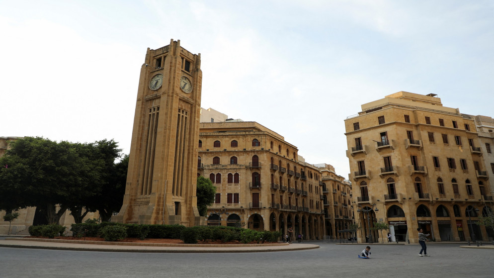 ساحة النجمة بوسط بيروت، لبنان، 4 مايو 2025. (رويترز)