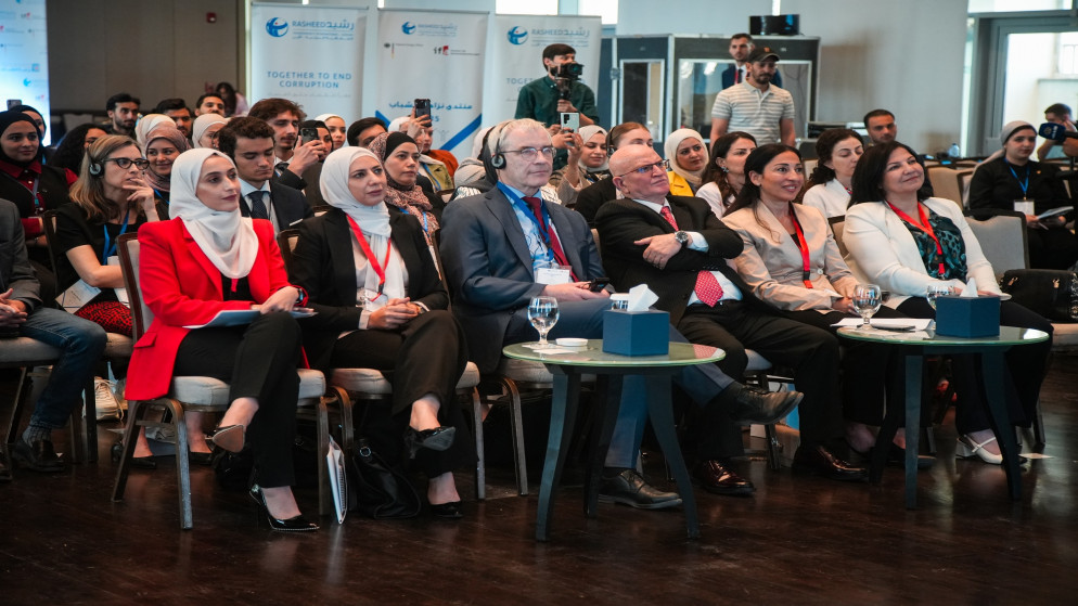 منظمة الشفافية الدولية تطلق منتدى نزاهة الشباب 2025 في الأردن. (مركز رشيد)