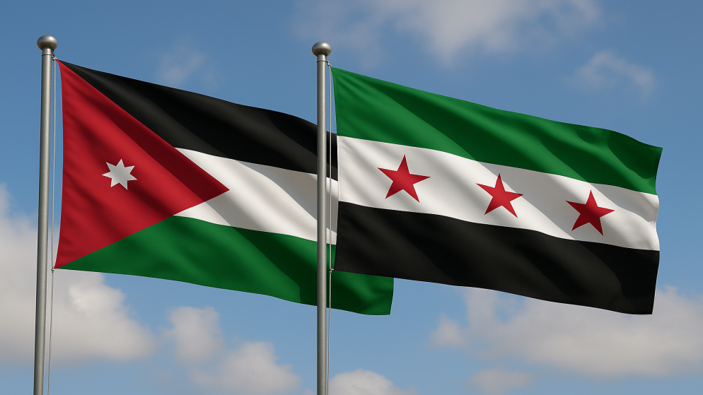 علما المملكة الأردنية الهاشمية والجمهورية العربية السورية.