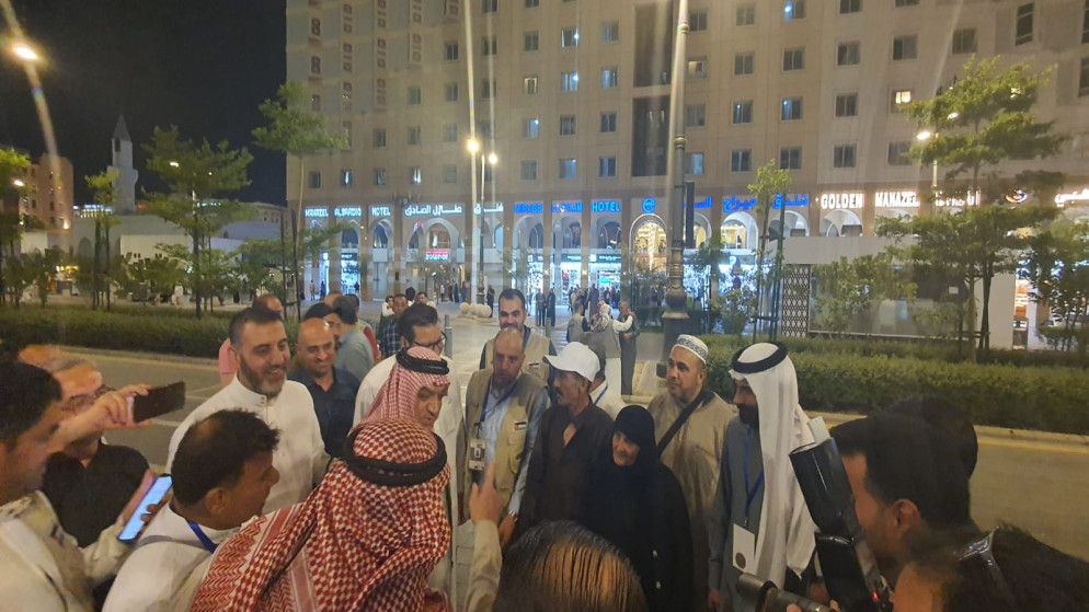 وزير الأوقاف والشؤون والمقدسات الإسلامية، محمد الخلايلة يتفقد حجاج البعثة الأردنية في المدينة المنورة