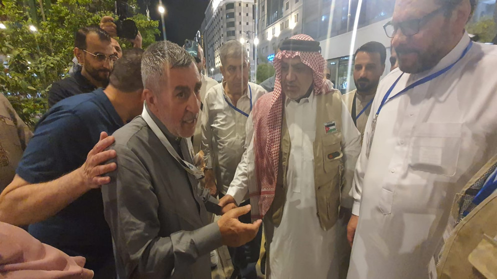 وزير الأوقاف والشؤون والمقدسات الإسلامية، محمد الخلايلة يتفقد حجاج البعثة الأردنية في المدينة المنورة