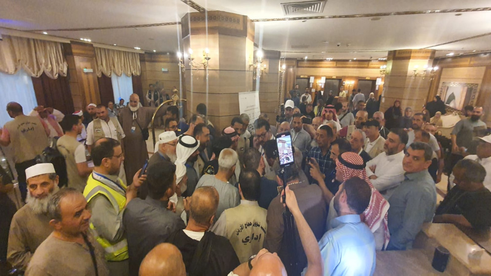 وزير الأوقاف والشؤون والمقدسات الإسلامية، محمد الخلايلة يتفقد حجاج البعثة الأردنية في المدينة المنورة