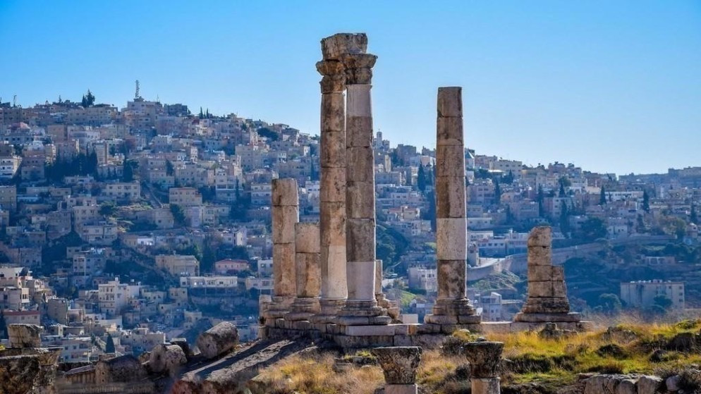 منظر لجبل القلعة في العاصمة عمّان. (istockphoto)