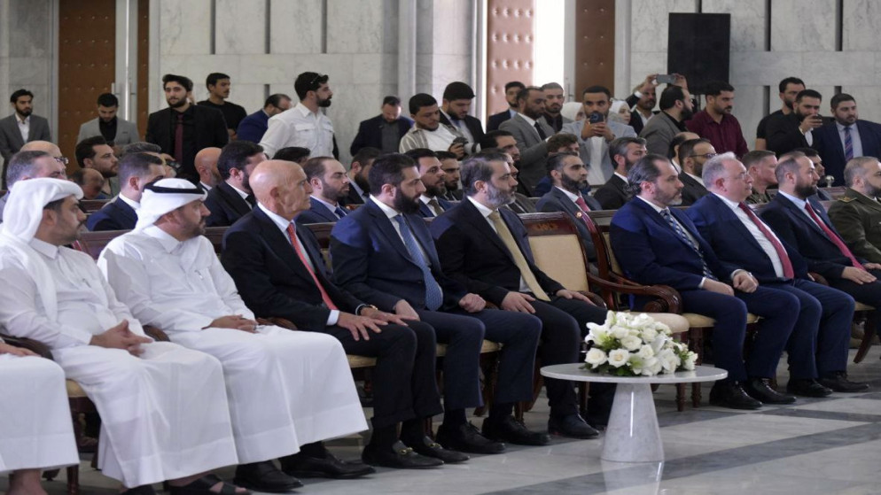 من مراسم توقيع مذكرة التفاهم. (سانا)