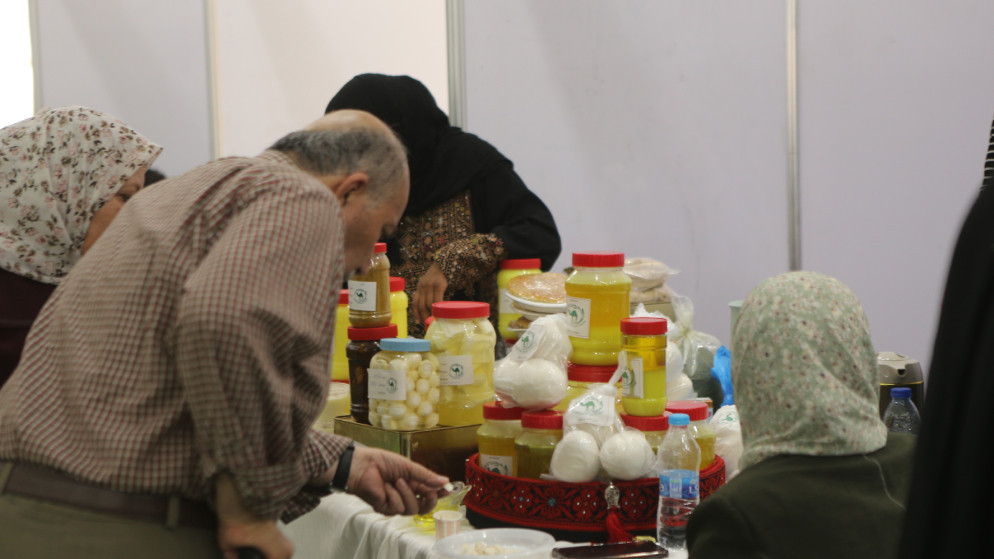 صورة أرشيفية لفعاليات مهرجان الجميد والسمن. (صلاح ملكاوي /المملكة)