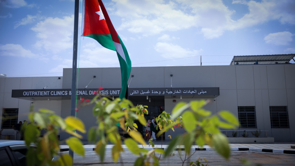 مبنى توسعة مستشفى الأميرة إيمان الحكومي في دير علا. (رئيس الوزراء)