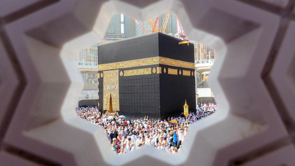 مشهد للكعبة المشرفة.