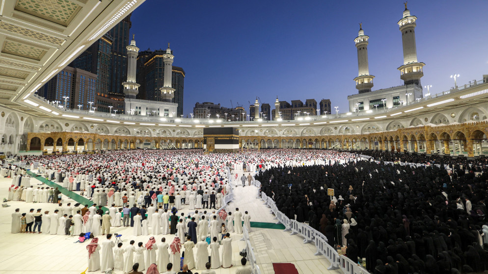مشهد للكعبة المشرفة.