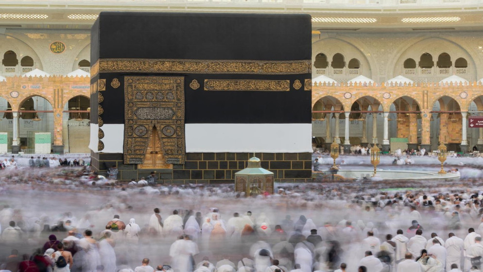 لقطة جوية للحرم المكي الشريف. (أ ف ب)