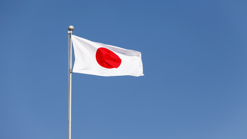 صورة توضيحية لعلم اليابان. (istockphoto)